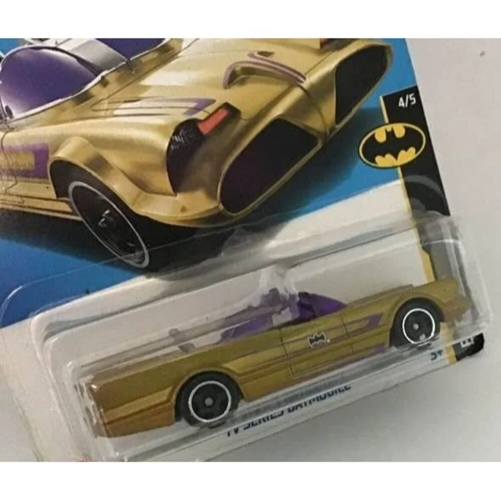 Hot Wheels TV Series Batmobile Batman 4/5 131/250 Gold Purple Diecast NEW